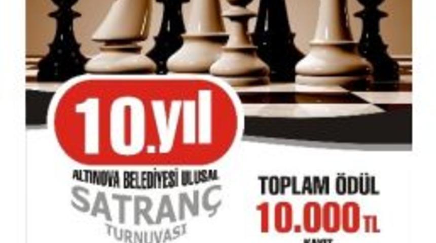 Satran&ccedil; Ustaları Altınova&rsquo;da Buluşuyor