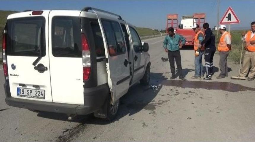 &Ccedil;orum&rsquo;da Trafik Kazası: 1 Yaralı