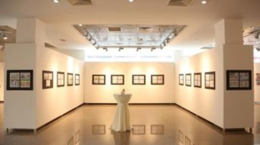 K&uuml;&ccedil;&uuml;k&ccedil;ekmece Bilgi Evleri &Ouml;ğrencilerinden Karma Sergi