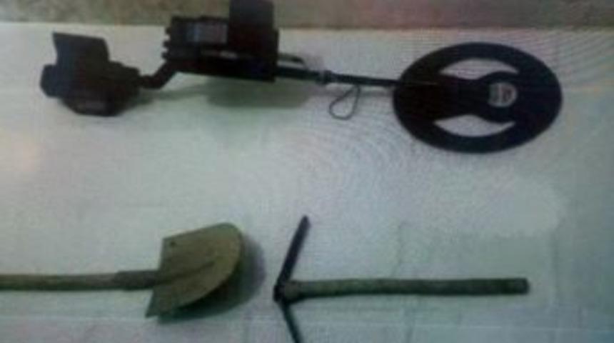 Ara&ccedil;ta Kazı Malzemesi Ele Ge&ccedil;irildi