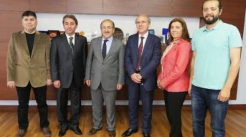 Trabzon Gazeteciler Cemiyeti&rsquo;nin Yeni Y&ouml;netimi&rsquo;nden Başkan G&uuml;mr&uuml;k&ccedil;&uuml;oğlu&rsquo;na Ziyaret