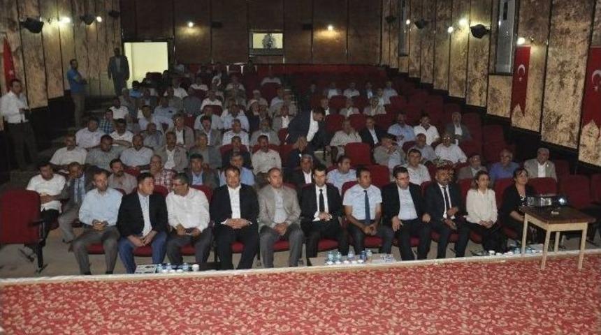 Bozova&rsquo;da Urfa Fıstığı Yetiştiriciliği Paneli D&uuml;zenlendi