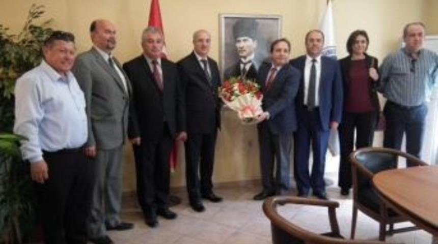 Sgk M&uuml;d&uuml;r&uuml; T&uuml;msek&rsquo;ten Alacaoğlu&rsquo;na Ziyaret