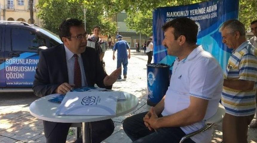 Gezici Ombudsmanlık Aracı İzmir&rsquo;de Şikayet Dinledi