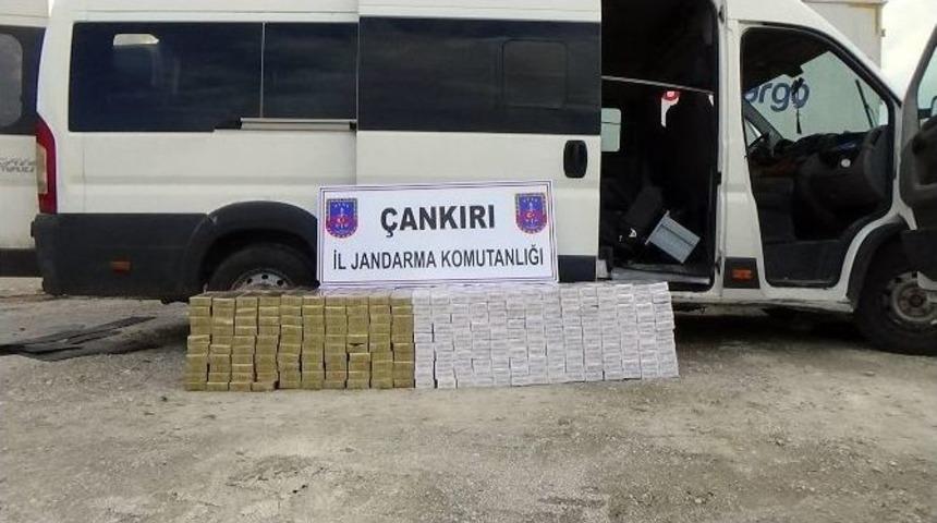 &Ccedil;ankırı&rsquo;da Ka&ccedil;ak Sigara Operasyonu