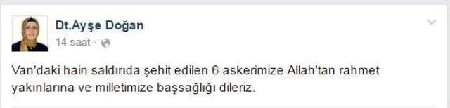 Tekirdağlı Vekillerden Başsağlığı Mesajı 1