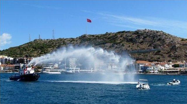 Çeşme Marina’da Yangın Tatbikatı