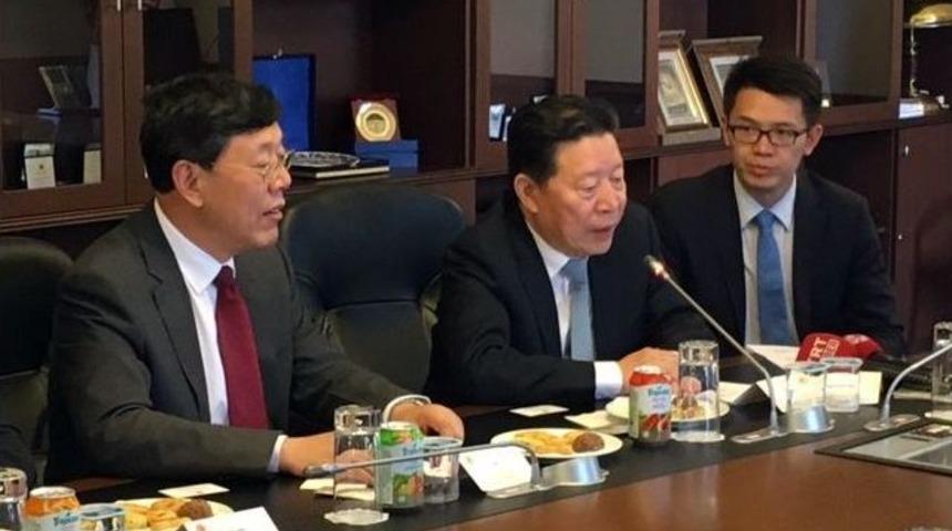 Tbmm Başkanvekili Hamza&ccedil;ebi, &Ccedil;in Heyeti İle Bir Araya Geldi