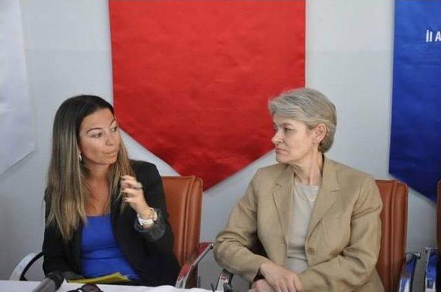 Unesco Genel Direkt&ouml;r&uuml; Irina Bokova Konteyner Kenti Ziyaret Etti 1
