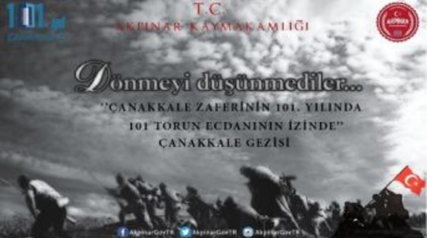 101 &Ouml;ğrenci &Ccedil;anakkale&rsquo;yi Ziyaret Edecek