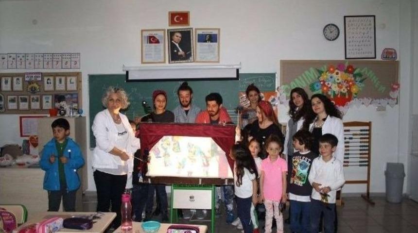 &Ouml;ğrenciler Kendi Karag&ouml;z Ve Hacivat&rsquo;ını Yaptı