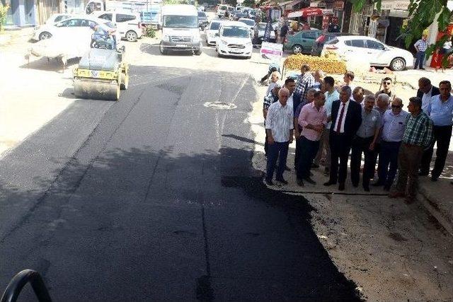 Başkan Karalar Asfalt Çalışmalarını Denetledi