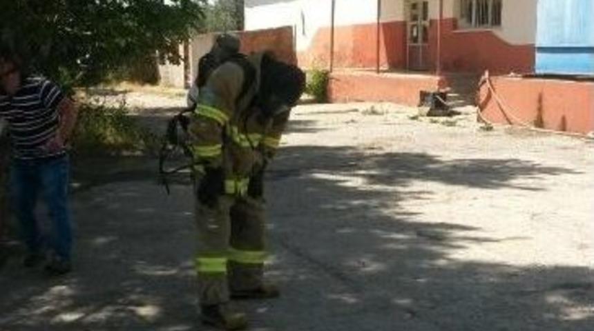 Gaz Sızıntısına İtfaiye M&uuml;dahale Etti