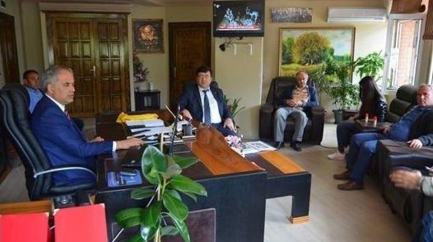 Bilecik Ptt Başm&uuml;d&uuml;rl&uuml;ğ&uuml; Tanıtım Pazarlama B&ouml;l&uuml;m&uuml;nden Başkan Yaman&rsquo;a Ziyaret