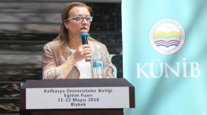 Rekt&ouml;r Kılı&ccedil;, Kırgızistan&rsquo;da &lsquo;k&uuml;nib Vı. Olağan Kongresi&rsquo; İle &lsquo;2016 Eğitim Fuarı&rsquo;na Katıldı