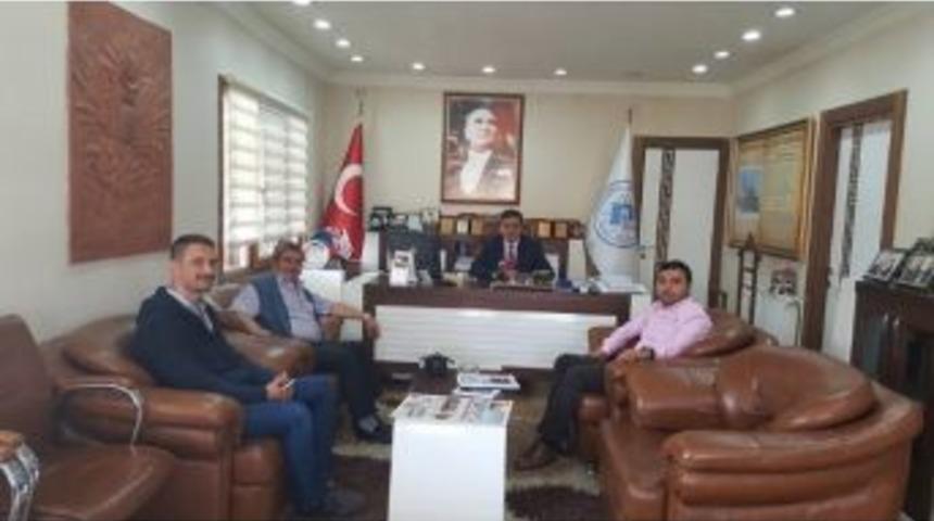 Kaymakam Ey&uuml;p Kayka&ccedil;&rsquo;tan Başkan Yal&ccedil;ın&rsquo;a Ziyaret