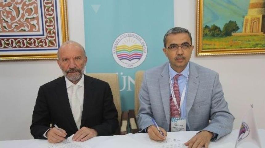 7 Aralık &Uuml;niversitesi Kırgızistan&rsquo;da Akademik İşbirliği Protokol&uuml; İmzaladı