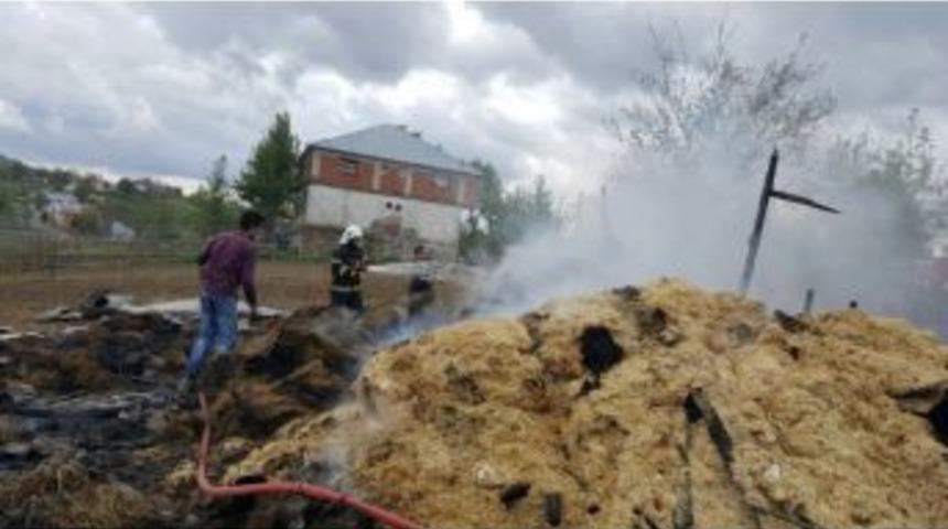 Kabad&uuml;z&rsquo;de Samanlık Yangını