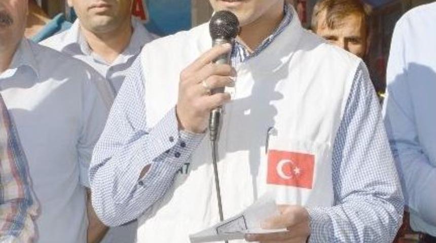 Suriyeli T&uuml;rkmenler İ&ccedil;in Toplanan Yardım Malzemeleri, Sınır &Ouml;tesine G&ouml;nderildi