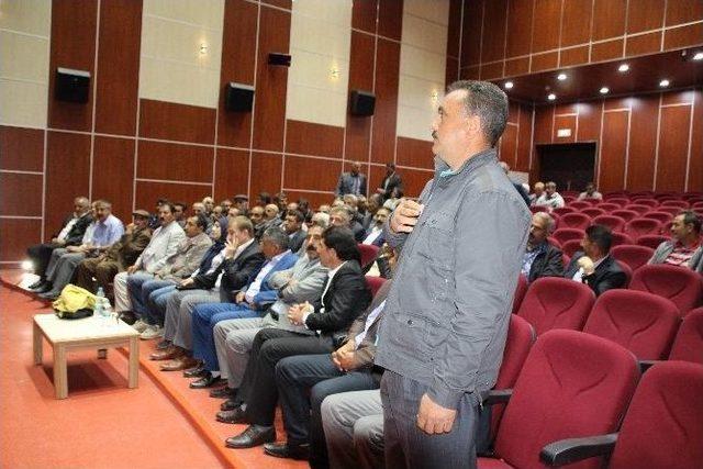 Varto’da Köylere Hizmet Götürme Birliği Toplantısı