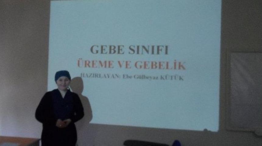 G&ouml;k&ccedil;eada Devlet Hastanesi&rsquo;nde Gebe Eğitimi