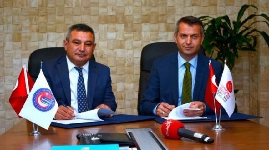 Gelibolu Tarihi Alan Başkanlığı İle &Ccedil;om&uuml; Arasında İşbirliği Protokol&uuml; İmzalandı