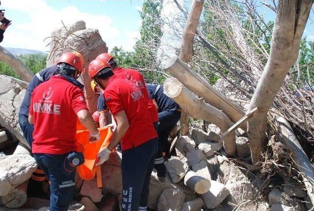 Niğde&rsquo;de G&ouml;&ccedil;&uuml;k Tatbikatı Yapıldı 2