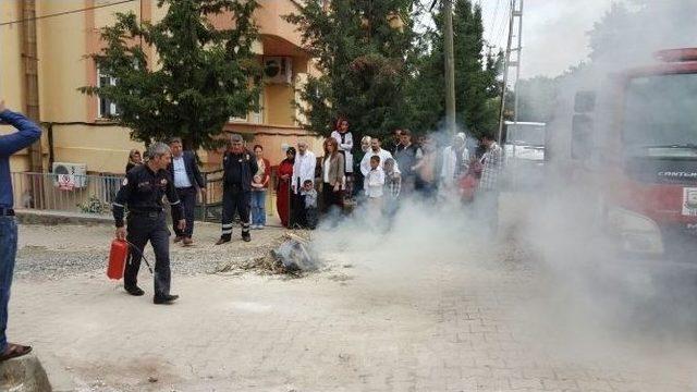 Siverek İtfaiyesinden Yangın Eğitimi 1