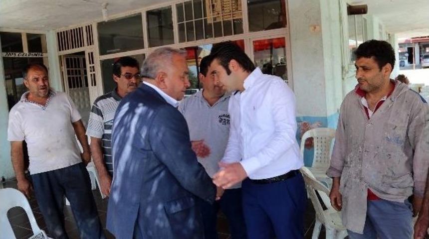 Başkan Tollu Sanayi Sitesini Ziyaret Etti