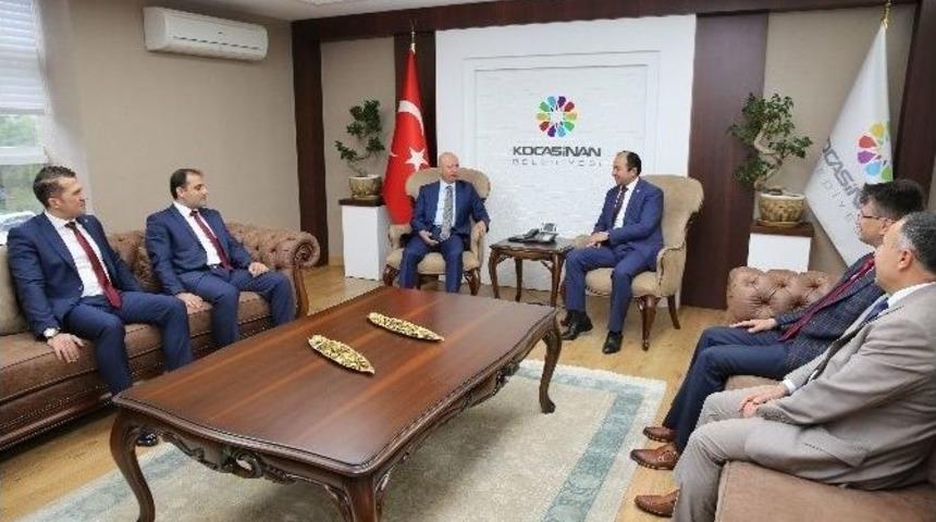 Başkan &Ccedil;olakbayrakdar, Mali M&uuml;şavirleri Ağırladı