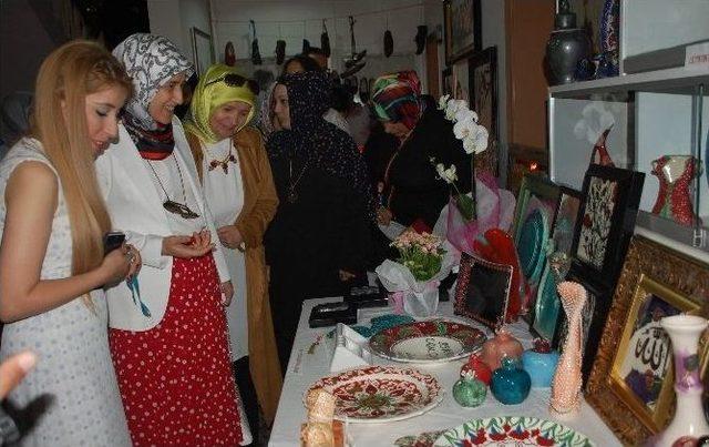 Halk Eğitim Merkezinde Yıl Sonu Sergisi A&ccedil;ıldı 1