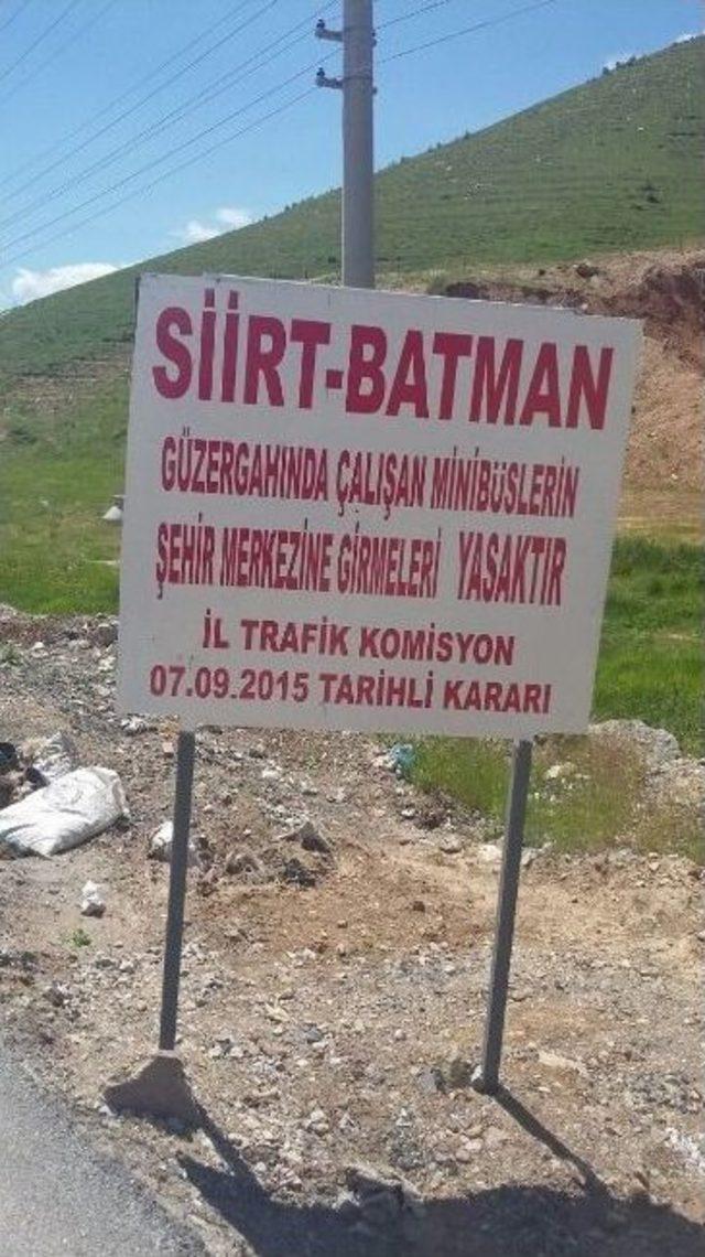 Siirt’teki Toplu Taşıma Firmalarından Tepki