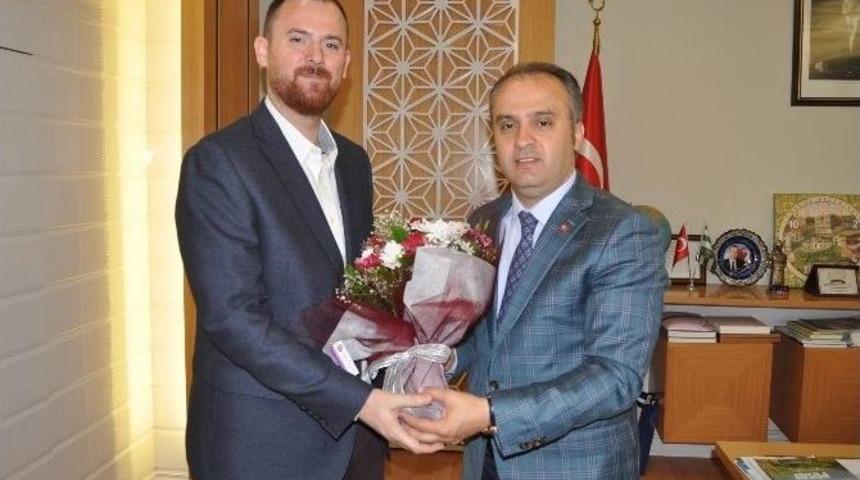 İneg&ouml;lspor&rsquo;un Yeni Y&ouml;netimi Ziyaretlere Başladı