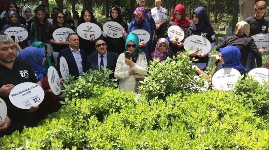 Cemil Meriç doğumunun 100’üncü Yılında Mezarı Başında Anıldı