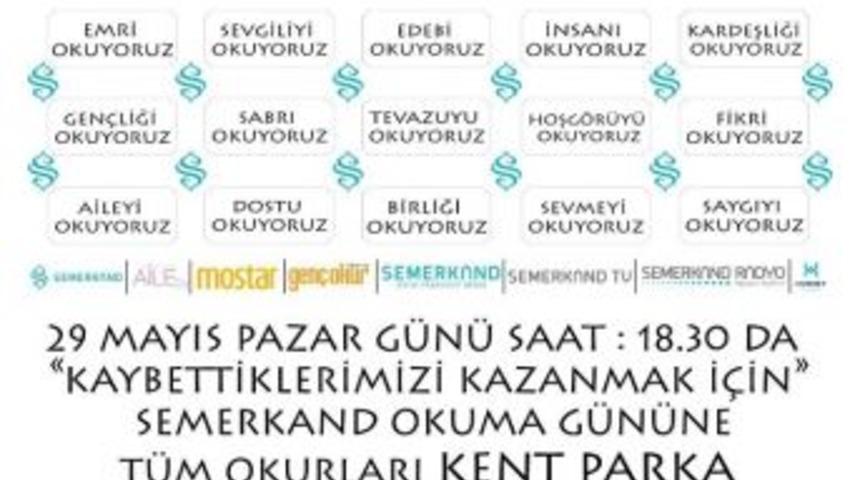 Kent Park, Okuma Etkinliğine Ev Sahipliği Yapacak