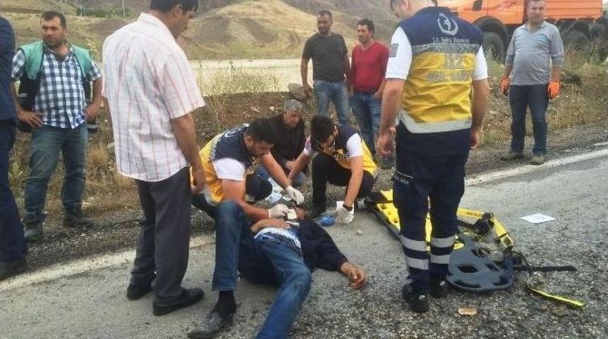 Malatya-sivas Karayolu&rsquo;nda Kaza: 2 Yaralı