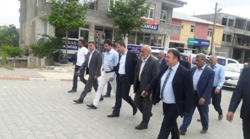 Dimez İle Yılmaz, Samsat Ve Sincik İl&ccedil;elerini Ziyaret Etti