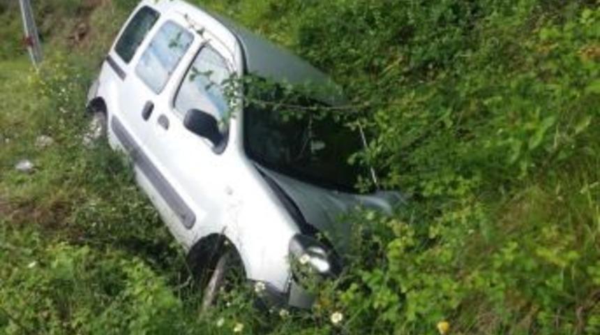 Cideli Muhtar, Trafik Kazasında Yaralandı