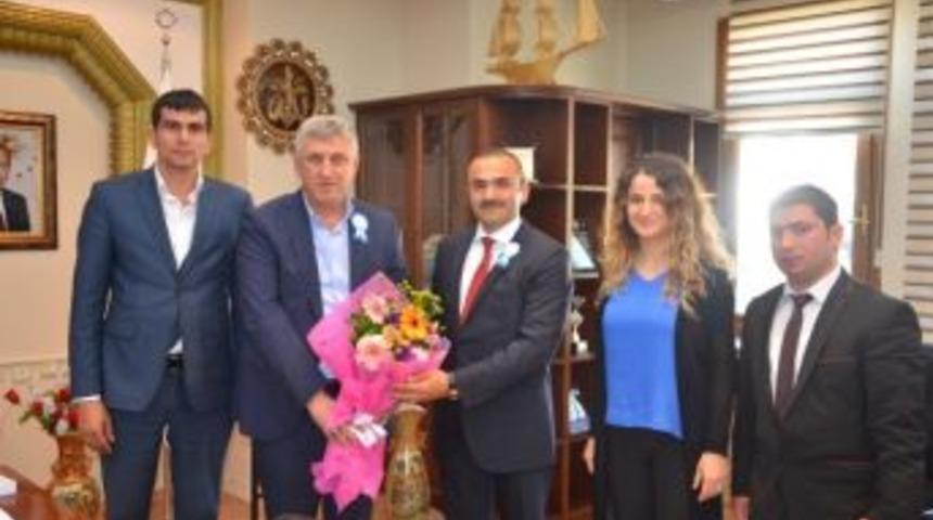 Başkan Sarıalioğlu&rsquo;na Sosyal G&uuml;venlik Haftası Ziyareti