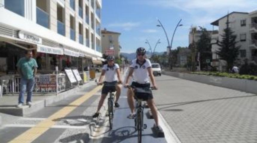 Bisikletli Zabıtalar G&ouml;rev Başında