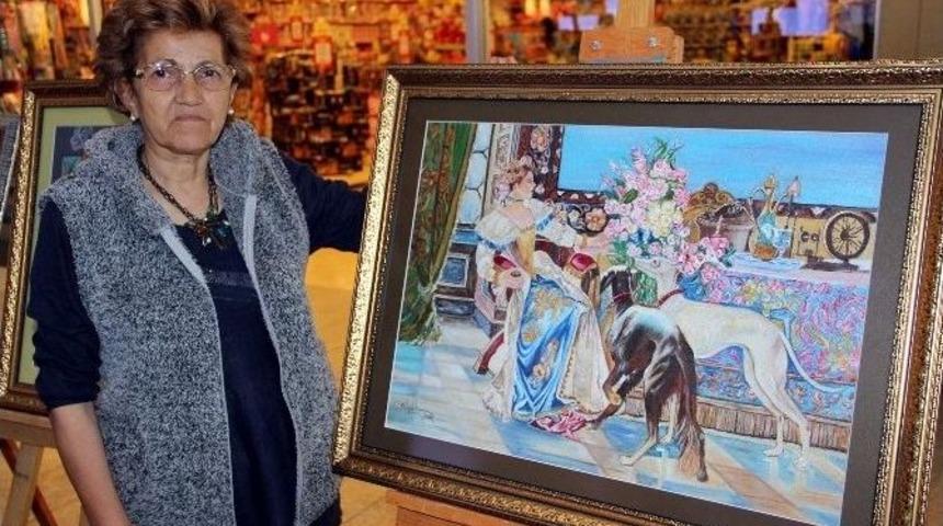 Emekli &Ouml;ğretmen 3 Yıl Boyunca Hazırladığı Resimleri Sergiye D&ouml;n&uuml;şt&uuml;rd&uuml;
