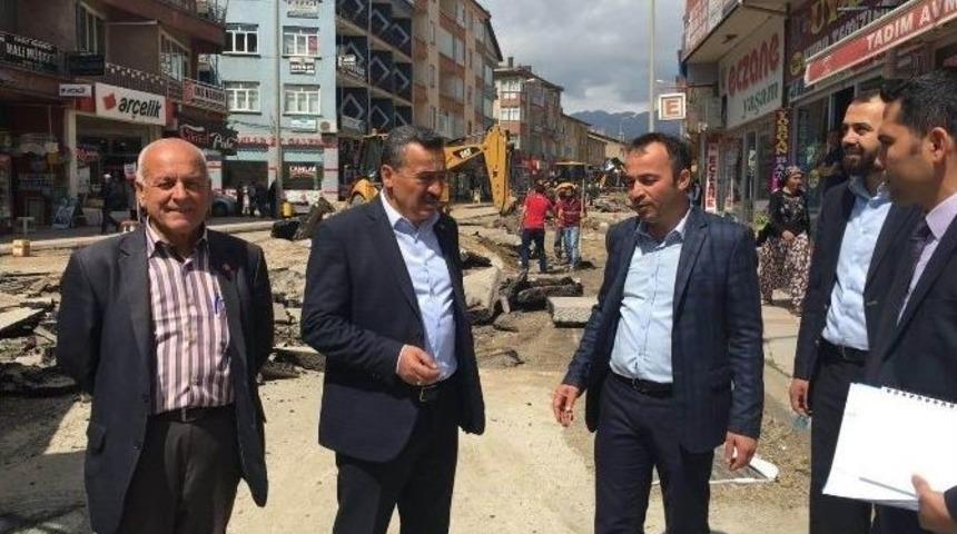 Seydişehir&rsquo;de Alt Yapı &Ccedil;alışmaları S&uuml;r&uuml;yor