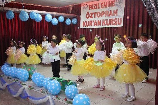 Fazıl Emine &Ouml;ztoprak Kur&rsquo;an Kursu 4-6 Yaş Grubu &Ouml;ğrencilerinden Yıl Sonu Etkinliği 1