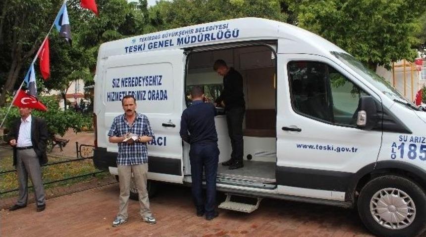 Mobil Vezne Ara&ccedil;ları Tekirdağlılara Hizmet Vermeye Devam Ediyor