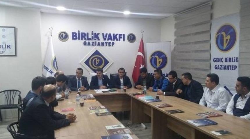 Gen&ccedil; Birlik Genel Başkanı &Ouml;znaneci Gaziantep&rsquo;te
