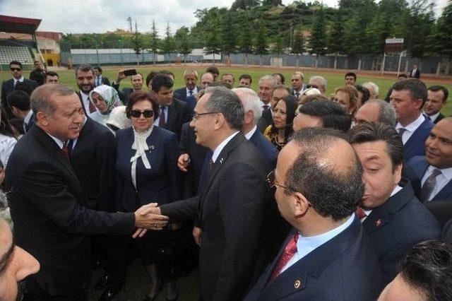 Cumhurbaşkanı Erdoğan’a Kırşehir’de Sevgi Seli