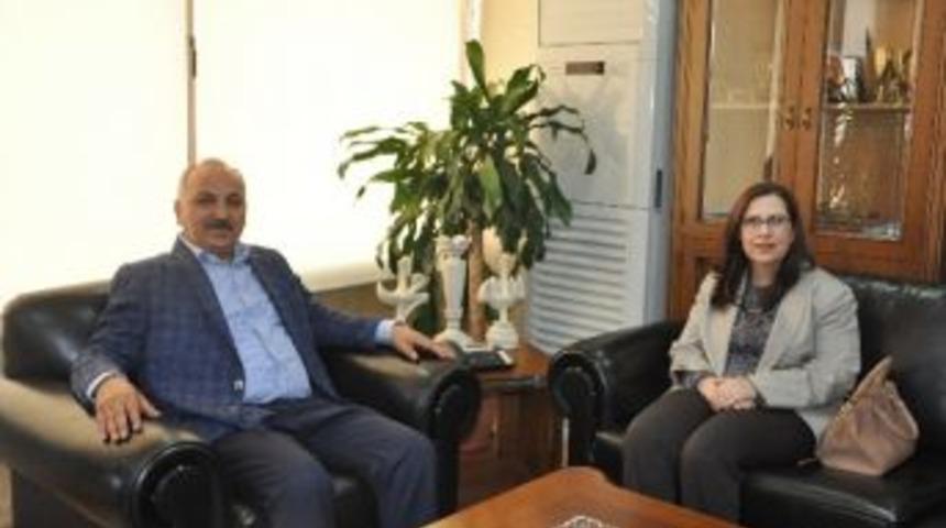 Kktc Konsolosu İnanıroğlu, Başkan Din&ccedil;er&rsquo;i Ziyaret Etti