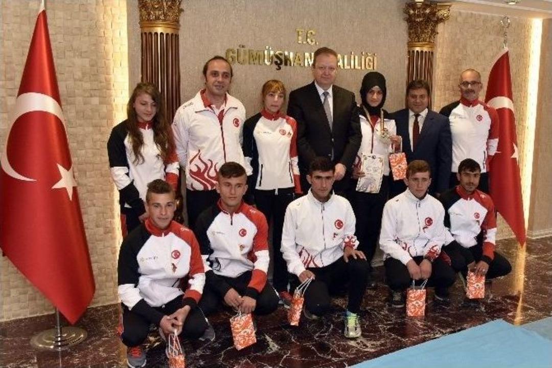 G&uuml;m&uuml;şhane&rsquo;nin Milli Sporcularına Altın