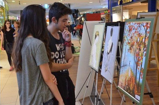 Cumhuriyet Anadolu Lisesi’nden Espark Avm’de Sergi