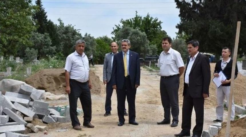 Nazilli Belediyesi, Sevindikli Mahallesi Mezarlığını Yeniliyor